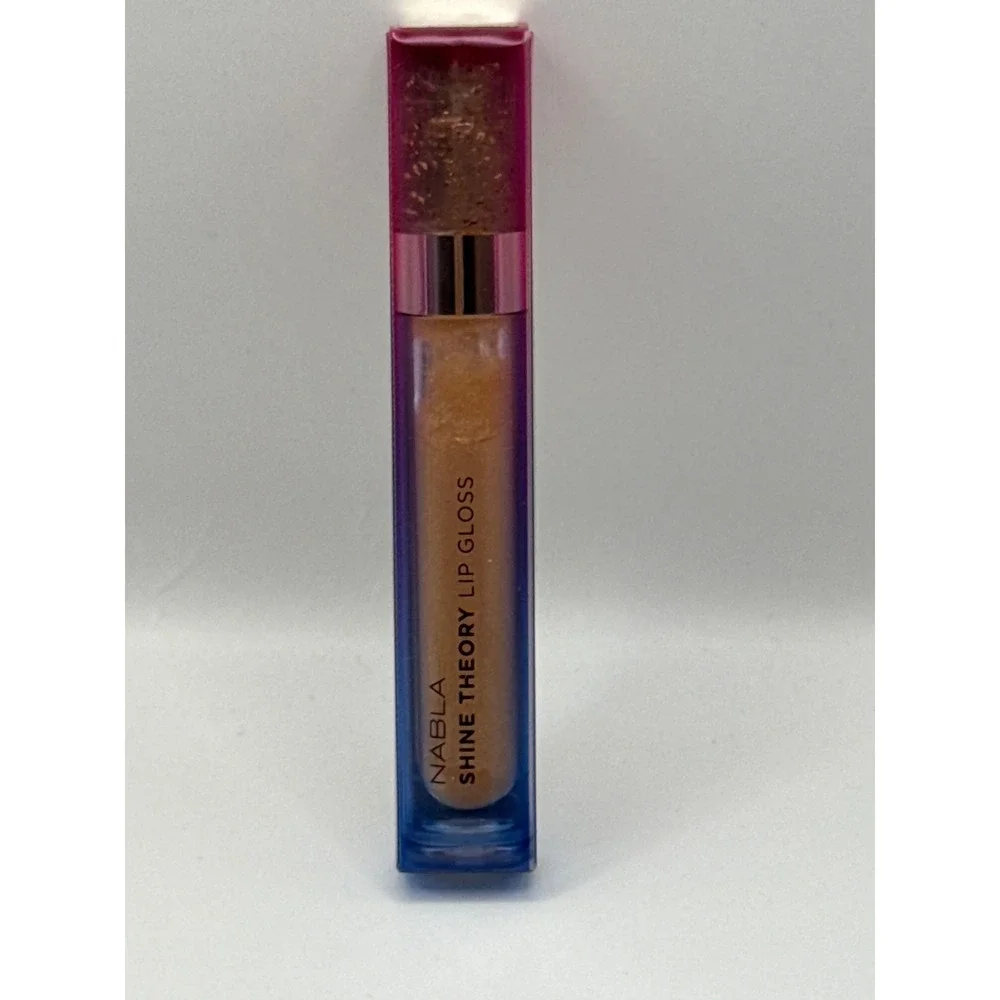 Nabla Shine Theory Lip Gloss Renaissance Shimmer Gold Nude 3ml‎ Vegan New in Box